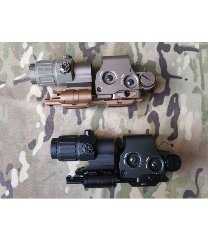 2023Ver. G33/EXPS Gen II/Side Flip Mount Sets Sighting System Airsoft Mil Spec Marking Color FDE